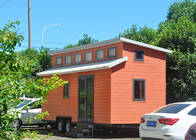 منزل صغير فاخر جاهز من الصلب الخفيف على عجلات ومنزل صديق للبيئة مكون من 3 غرف نوم