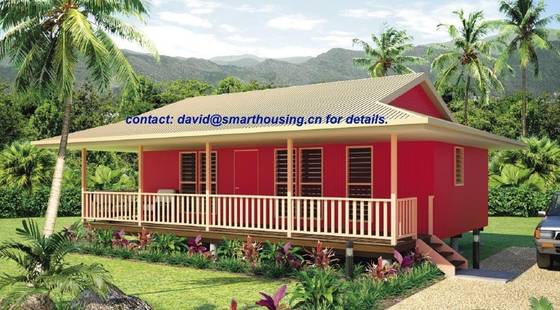منزل جميل على طراز بالي مقاوم للأعاصير منزل جاهز مقاوم للرطوبة منزل شاطئي خشبي في جزر المالديف