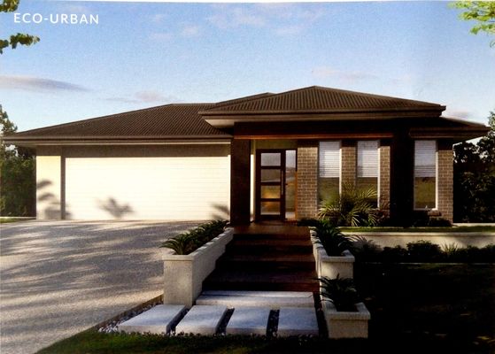 Cheap Home Prefabricated Light Steel System House Single Family Home With Garage