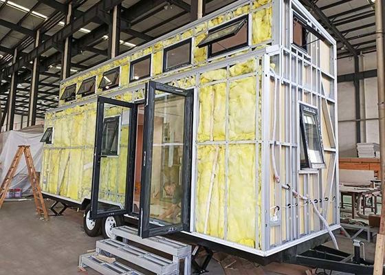 Prefabricated Light Steel Structure Tiny House On Wheels | Mobile Homes For Sale