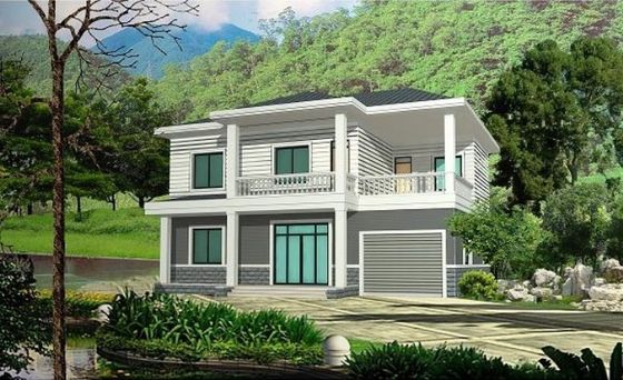 Modular House Light Steel Prefab House Fast Construction 4 Bedrom Panelized Home Kits