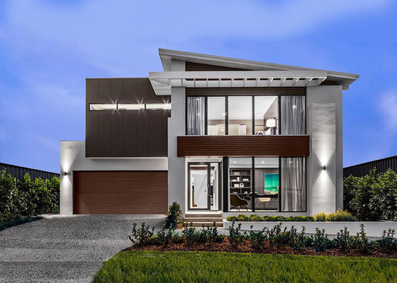 مشروع الإطارات الفولاذية الخفيفة الأسترالية الجاهزة للمنازل المجمعة على شكل مجموعات