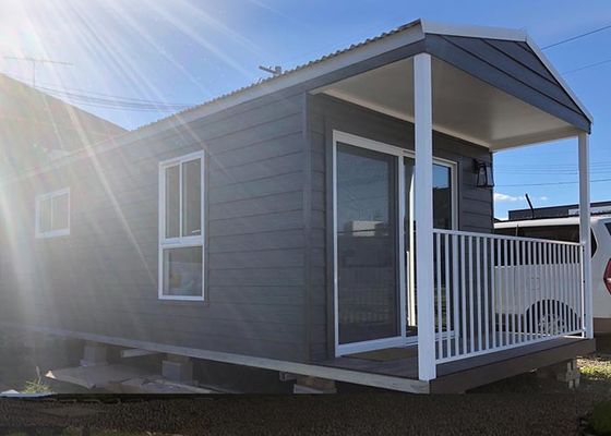 AS US Standard G550 Light Gauge Steel Frame Prefab House Mobile House Granny Flat ADU المنزل المحمول