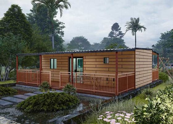EU/AU Standard Foldable Prefab House - Modern Light Steel Frame Mobile Home