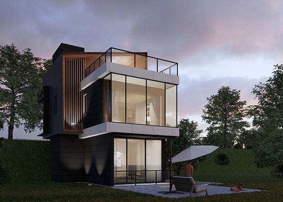 AS/NZS/USA Standard Prefab Light Steel Frame House For Living وحدة فندقية فاخرة