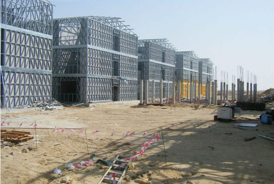 3 طوابق مبنى سكني مسبق الإصلاح مع إطار فولاذ خفيف