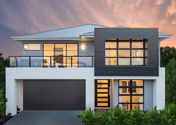 إطار فولاذ خفيف بيت ليفربول المنزل المكون من طابقين فيلا فاخرة حديثة