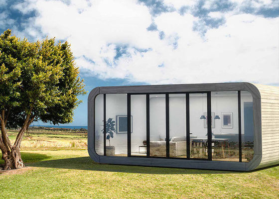 بناء مبني من الفولاذ الخفيف منزل إطار المكاتب كل شيء شامل منتجعات البنجالو بيت التفاح