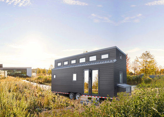 AS/NZS/US Standard Light Steel Prefab بيت صغير على عجلات مجموعة منزلية وحدات