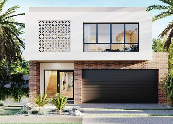 AS / US / Prefab Villa House Luxury 2 Story أدوات فولاذية قابلة للتخصيص