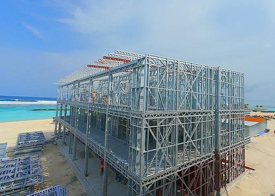 منزل بنغل فاخر في جزر المالديف | إطار فولاذي خفيف مقاوم للأعاصير
