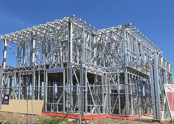 بناء سريع للمنازل المنسقة ذات الطابقين