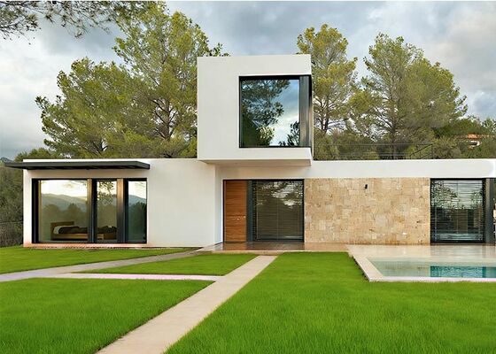 نظام الألواح الصديق للبيئة والمنازل المعيارية الجاهزة الشائعة | مواد معتمدة من AS