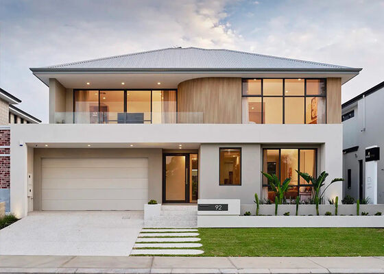 AS/US هيكل الفولاذ الخفيف الفيلا المجهزة مسبقاً إطار المنزل المكونات لل 4 غرف نوم