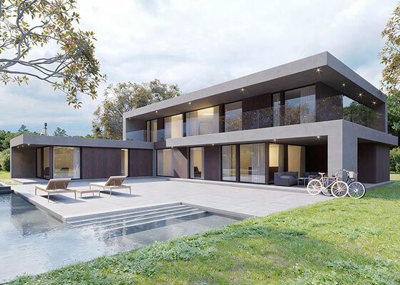 مجموعات منازل معيارية من الفولاذ الخفيف مسبقة الصنع AS/NZS من الصين