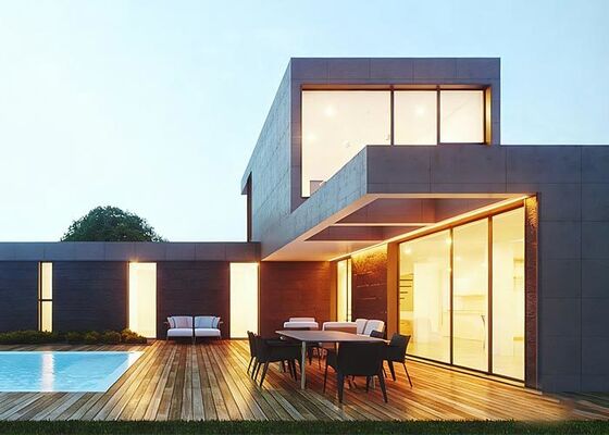 شهادة ICC-ES عدة طوابق هيكل فولاذي فيلا منزلاً من الفولاذ الخفيف