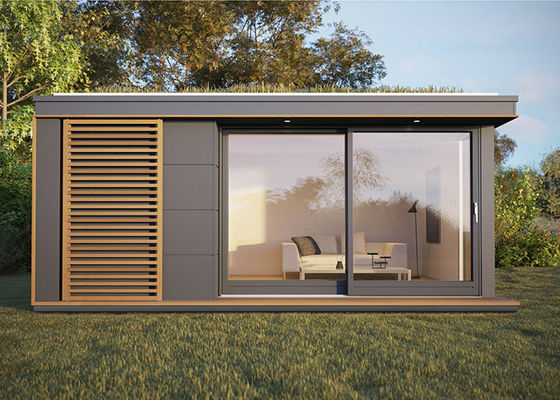 AS/NZS القياسية Prefab الحديقة الفولاذ الخفيف / ساحة الاستوديو الجدة منزل شقة عطلة المنزل الوحدي