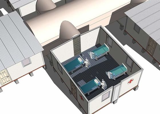 المنزل المعدل المعدل المتنقل المستشفى الميداني المأوى الإسكان الطارئ لمنطقة الكارثة