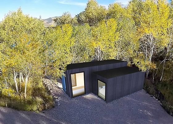 الجودة العالية ساندويتش لوحة البيت الهيكل الصلب وحدة فندقية ملفقة