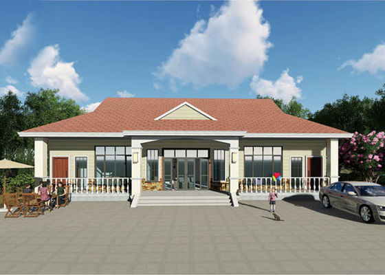 أوس منزل عائلة واحدة مع المرآب الفولاذ الخفيف المعدات المعدلة للمنزل الفيلا مع معيار CE