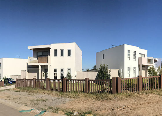 تصميم مخصص وتجميع سهل إطار الفولاذ الخفيف المنازل والفيلات والبيوت المسبقة الصياغة