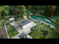 الهيكل الصلب الخفيف الأسترالي منزل مسطح / قابل للطي مع وزن خفيف