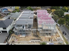 أستراليا القياسية المجهزة مسبقة الخفيفة غوج فولاذ إطار المنزل الطابق الثاني شقة