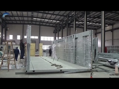 طوابق طوارئ محمولة ملجأ عائلي طوابق شرائح شطائر بيت اللوتوس