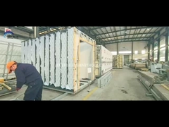 منازل الحاويات الجاهزة من الفولاذ الخفيف / مجموعات منازل الجاهزة للعيش